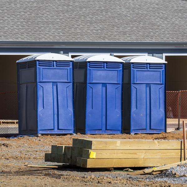 how do you ensure the portable restrooms are secure and safe from vandalism during an event in Philo Ohio